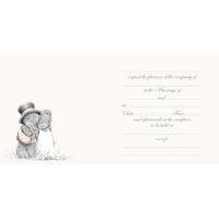 Wedding Invitation Me to You Bear Cards (Pack of 6) Extra Image 1 Preview